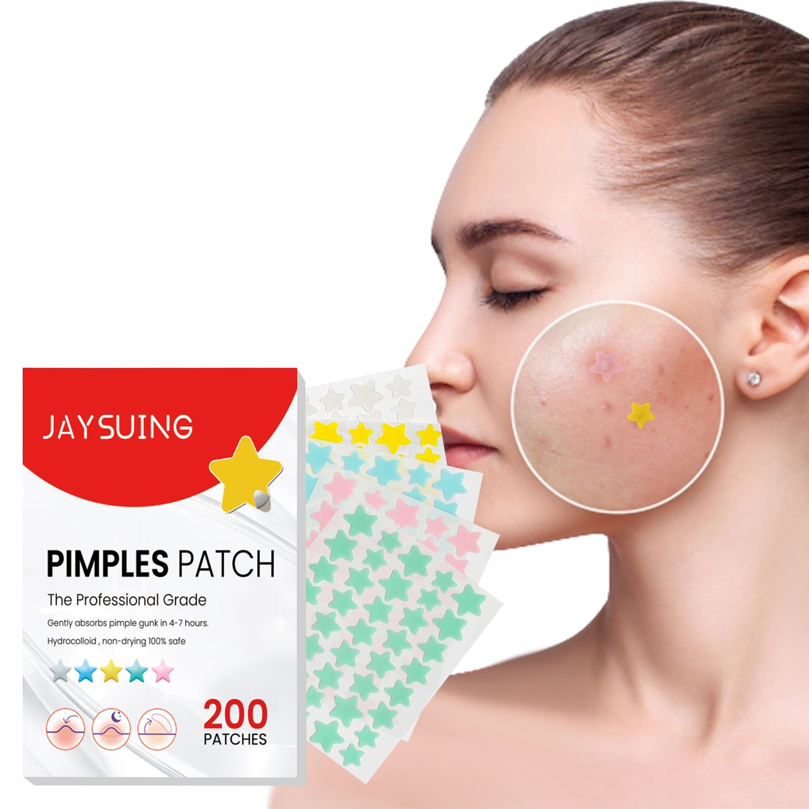 Jaysuing + Restedlabs MoonPatch™ Acne Sticker